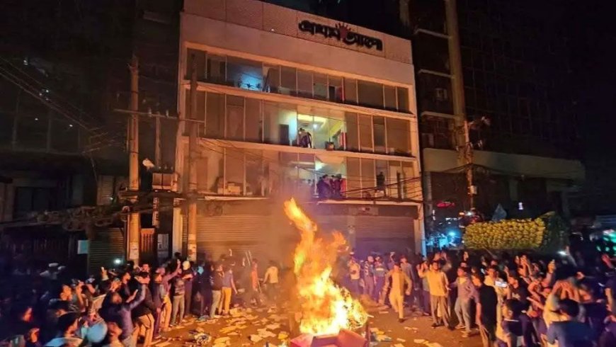 Nine people arrested in connection with attacks on Prothom Alo and The Daily Star