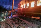 Russian strikes on Ukraine kill 12, hit passenger train