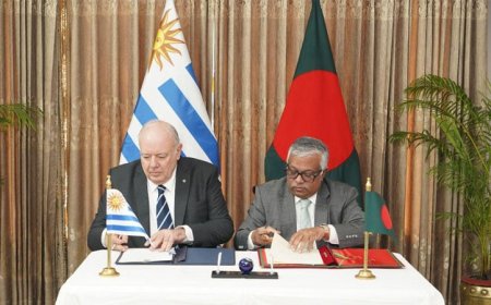 Bangladesh and Uruguay sign a memorandum of understanding on bilateral consultations
