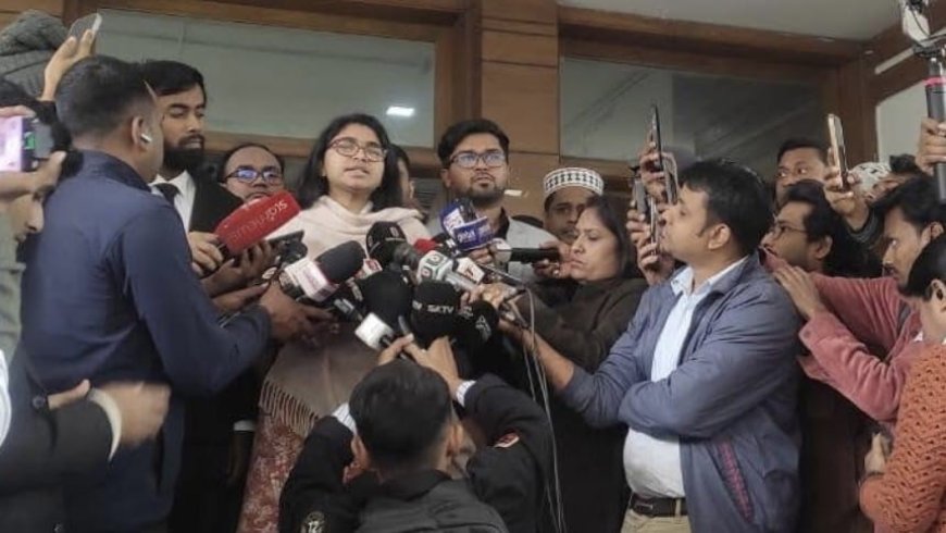 Dhaka-9 independent candidate Tasnim Jara’s nomination has been suspended