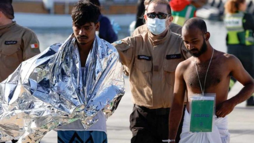Forty-four Bangladeshis have returned home from Malta following their rescue in the Mediterranean Sea