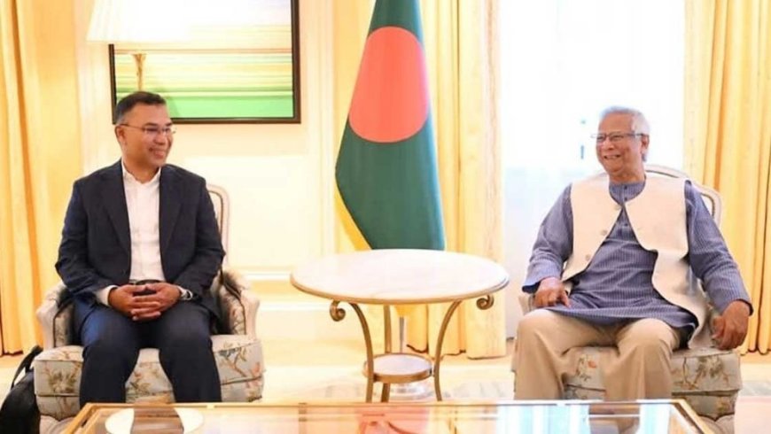 Tarique Rahman is set to meet Professor Yunus this evening