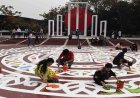 Shaheed Minar prepared with final arrangements for Mother Language Day observance