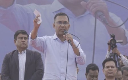 “Tarique Rahman pledges national reconstruction if BNP wins power”
