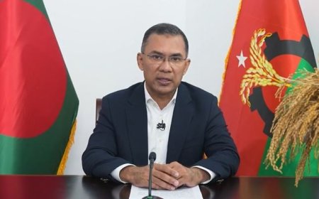 Tarique Rahman has urged the public to cast their votes for the Paddy Sheaf, calling it a step toward ensuring the nation’s victory