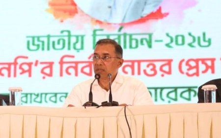 “This victory belongs to democracy and to the people of Bangladesh,” said Tarique Rahman