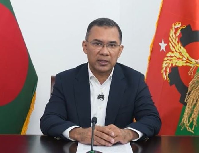 Tarique Rahman has urged the public to cast their votes for the Paddy Sheaf, calling it a step toward ensuring the nation’s victory