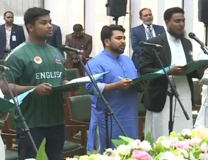 NCP’s members of parliament-elect take oath