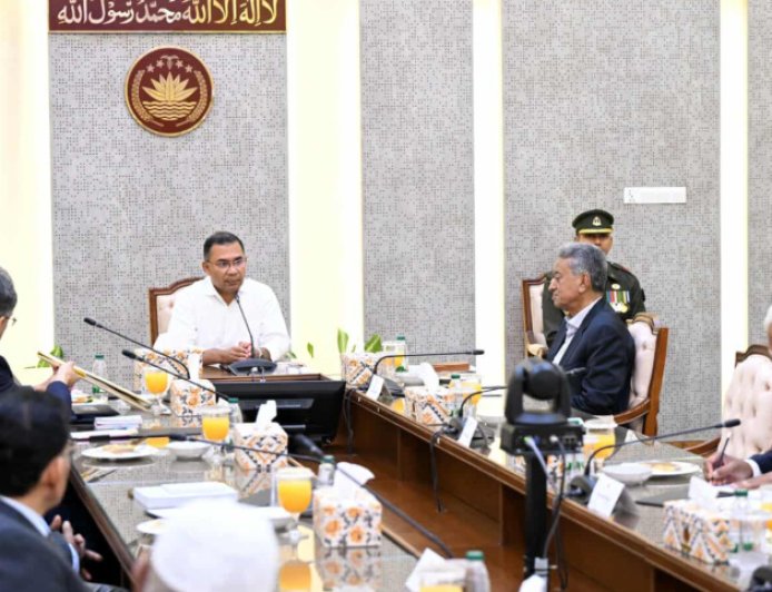 Tarique presides over first cabinet meeting at the Secretariat