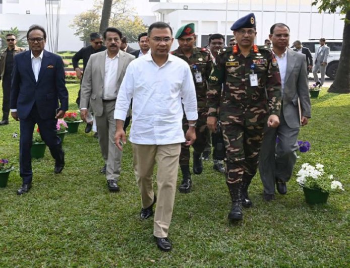 Prime Minister Tarique Rahman begins work from his Tejgaon office for the first time
