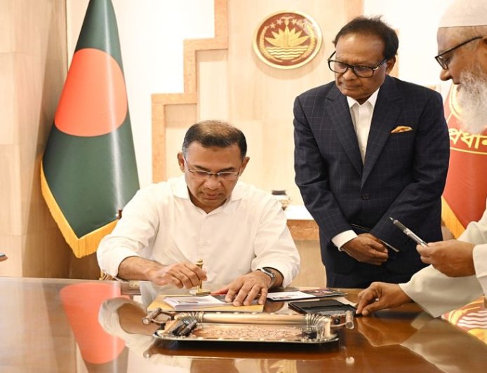 Tarique Rahman starts his first day in office at the Tejgaon Prime Minister’s Office