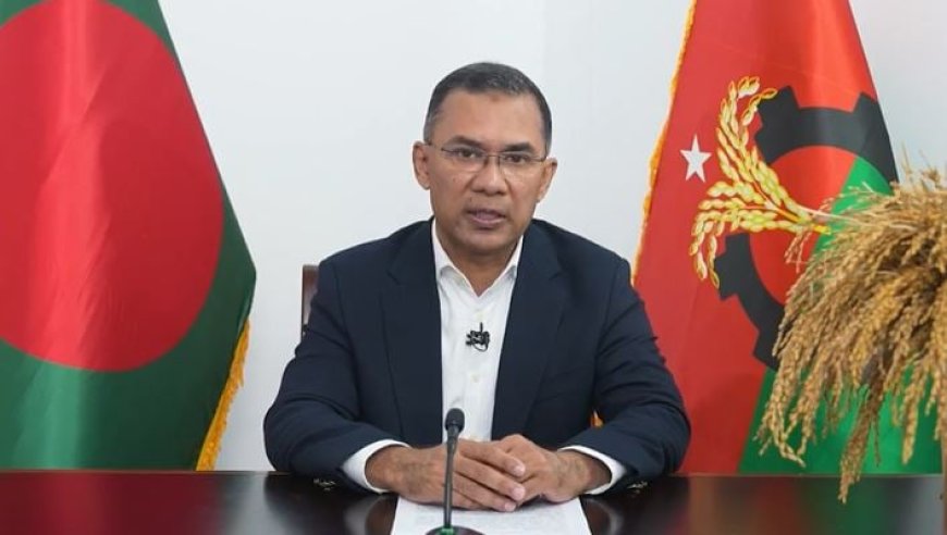 Tarique Rahman has urged the public to cast their votes for the Paddy Sheaf, calling it a step toward ensuring the nation’s victory