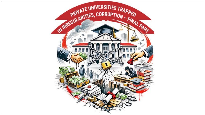 Education is mired in corruption