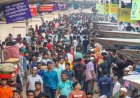 Workers return to Dhaka after the Eid holidays