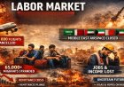 The labour market has been severely disrupted by the Middle East war
