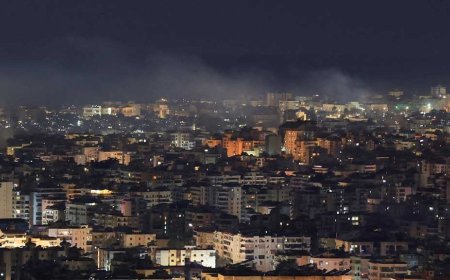 Lebanon hit by Israeli airstrikes after Hezbollah launches rockets at Israel in expanding Iran-linked conflict.