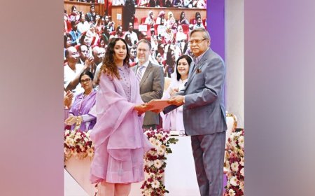 Barrister Zaima Rahman receives Khaleda’s award on International Women’s Day