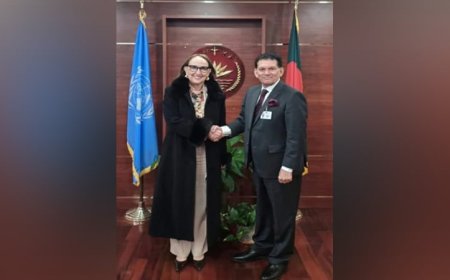 The foreign minister and the UNCTAD chief discussed global economic risks