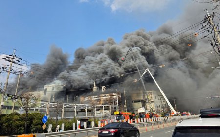 Fire at South Korean auto parts factory leaves 10 dead, 59 injured, four missing