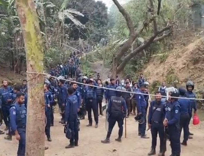 Joint forces have launched a major operation in Jungle Salimpur