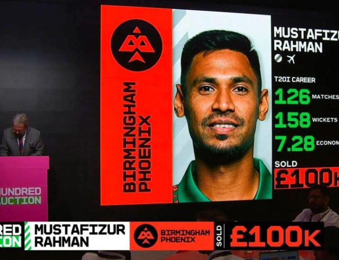 Mustafizur becomes first Bangladeshi to join Birmingham Phoenix in the Hundred