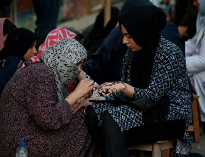 War, displacement, bombings and the sound of air raid sirens have cast a shadow over Eid celebrations across the Middle East