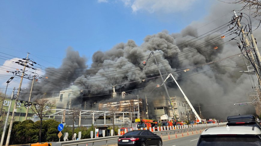 Fire at South Korean auto parts factory leaves 10 dead, 59 injured, four missing