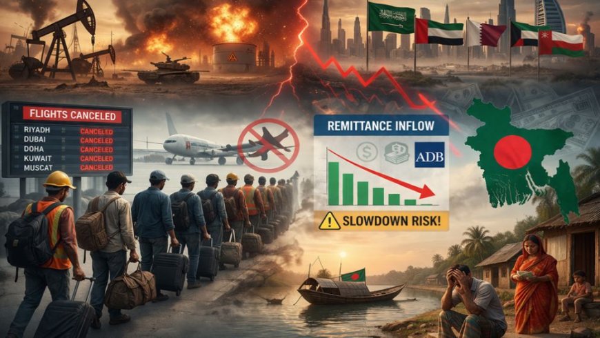 ADB cautions that remittance inflows to Bangladesh may slow down