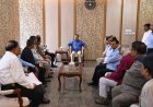 A delegation from the Puja Udjapan Parishad met with the Prime Minister