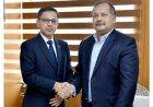 Indian High Commissioner meets Information Minister Swapon