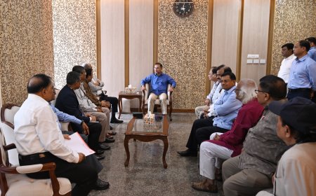 A delegation from the Puja Udjapan Parishad met with the Prime Minister