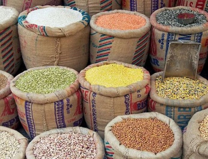 The government has set a procurement target of 18.1 lakh tonnes of food grains