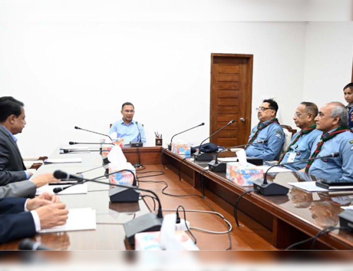 Bangladesh Scouts Executive Committee meets with the Prime Minister