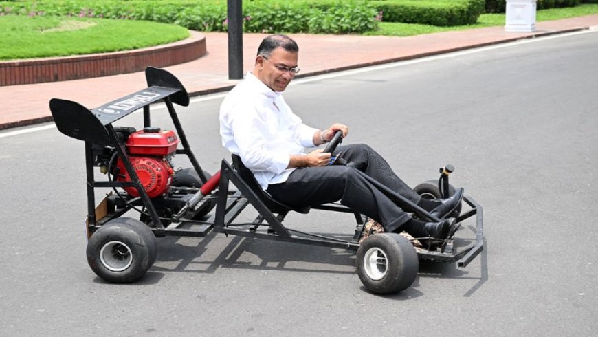 Prime Minister test-drives student-built go-kart, applauds young innovator