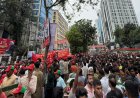 Workers’ rally kicks off at Naya Paltan, PM set to speak