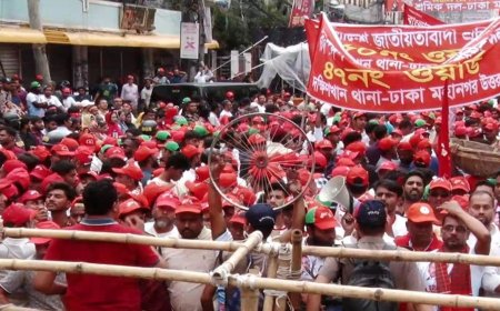 BNP rally kicks off in Naya Paltan with a massive turnout of supporters