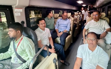 The Prime Minister left Dhaka for a visit to Chandpur