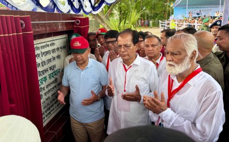 PM inaugurates re-excavation work of the Dharar canal in Trishal