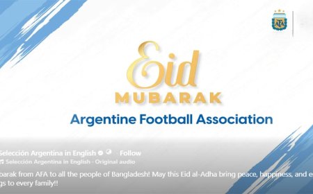 Argentina has extended Eid greetings to the people of Bangladesh