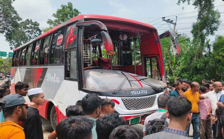 Five killed in Gopalganj bus-motorcycle crash