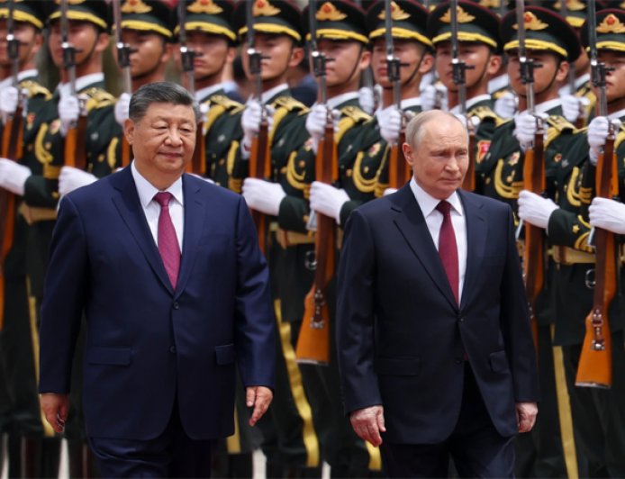 Vladimir Putin praised the “strong” momentum in Russia-China cooperation during talks with Xi Jinping