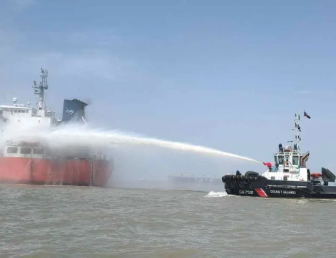Fire erupts on oil tanker in Chattogram