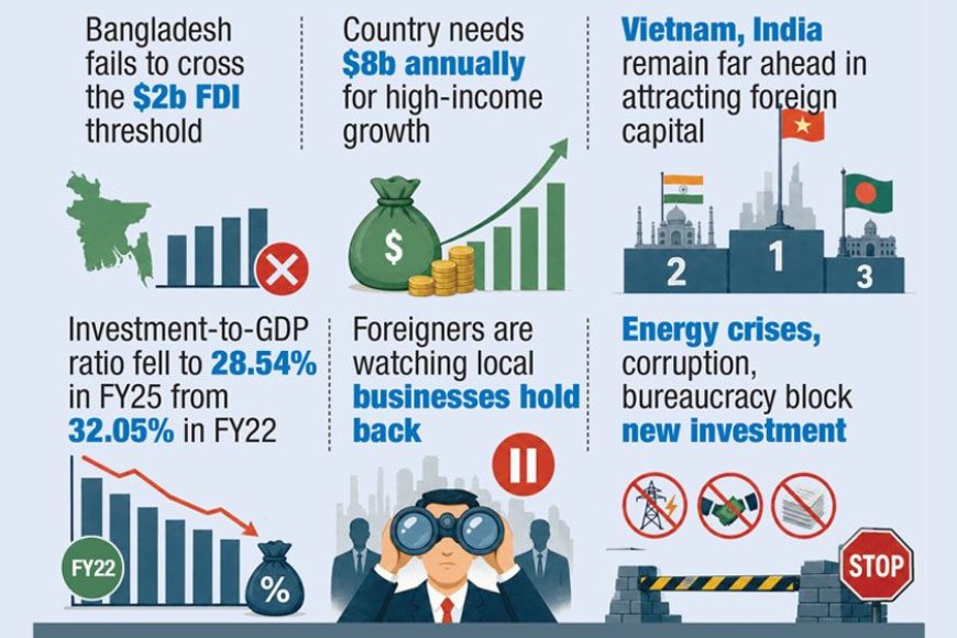 Weak local investment discourages foreign capital inflow