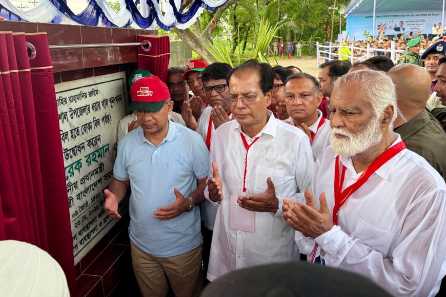 PM inaugurates re-excavation work of the Dharar canal in Trishal