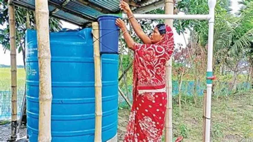 Rainwater harvesting is making life easier for coastal women by improving access to safe drinking water