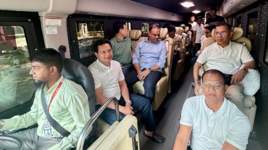 The Prime Minister left Dhaka for a visit to Chandpur