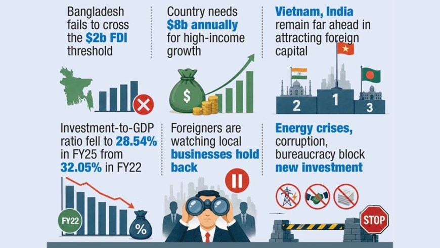 Weak local investment discourages foreign capital inflow