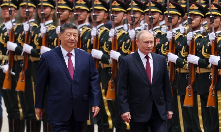 Vladimir Putin praised the “strong” momentum in Russia-China cooperation during talks with Xi Jinping