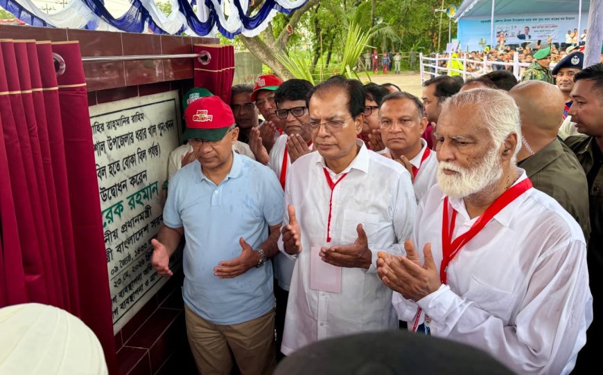 PM inaugurates re-excavation work of the Dharar canal in Trishal