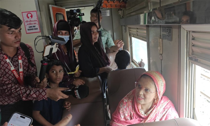 Special train coaches launched for women passengers during Eid travel rush